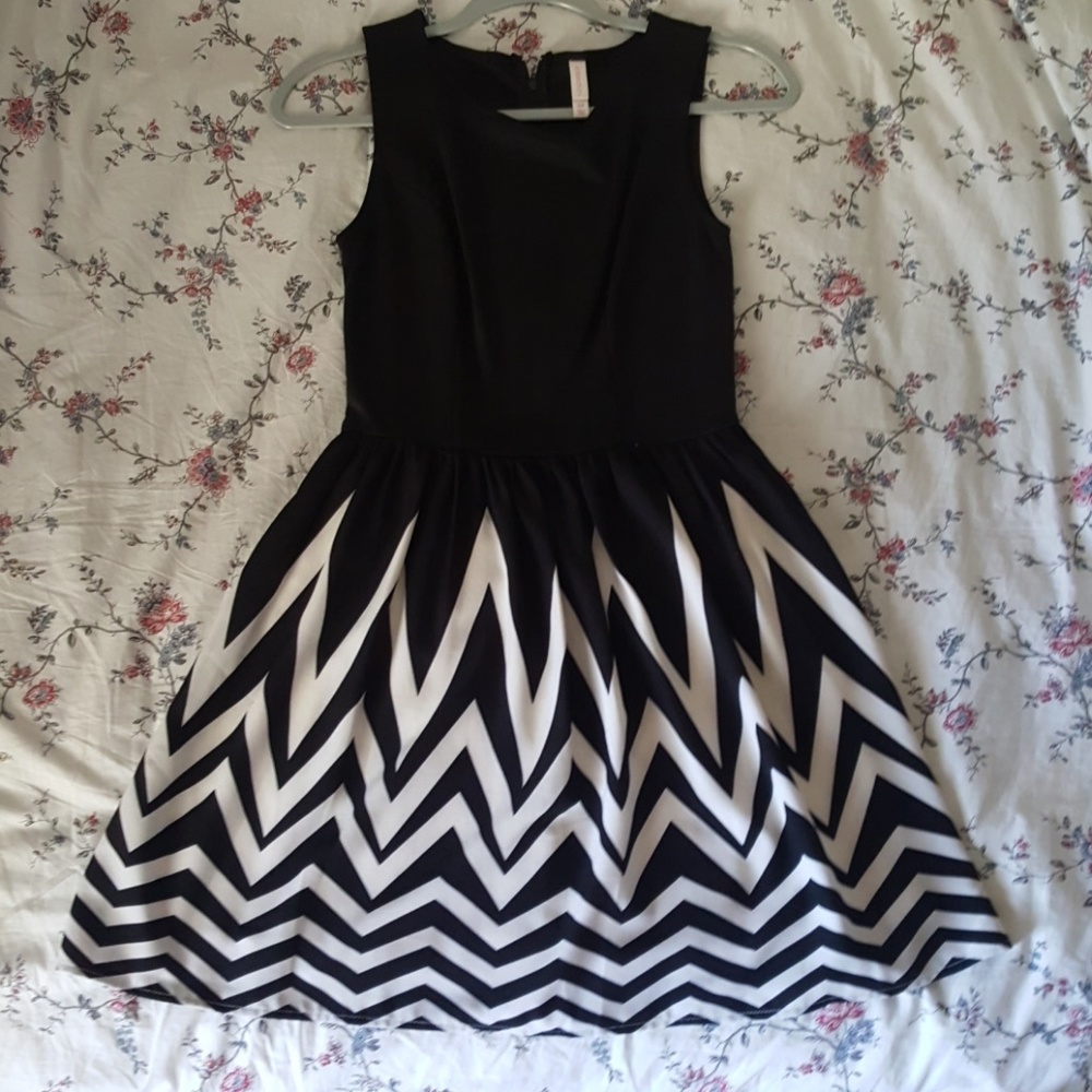 Black and White Dress